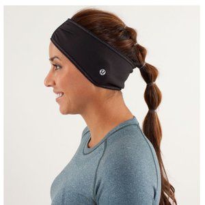 Lululemon Brisk Run Headband Black Like New